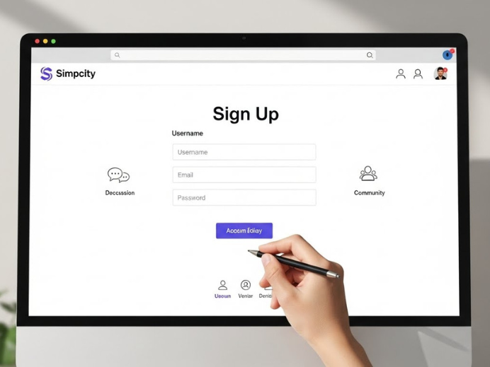 Simpcity Sign Up