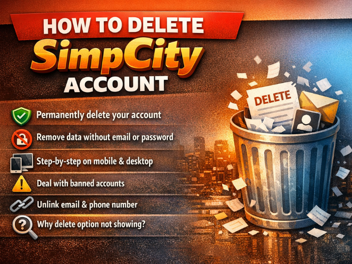 how to delete simpcity account